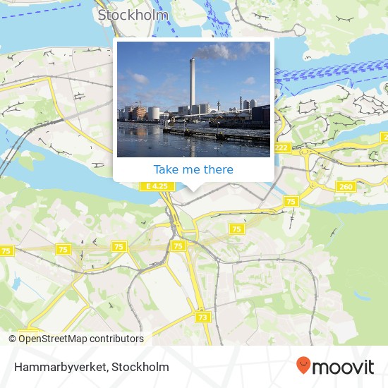 Hammarbyverket map