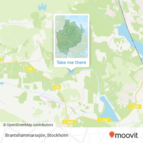 Brantshammarssjön map