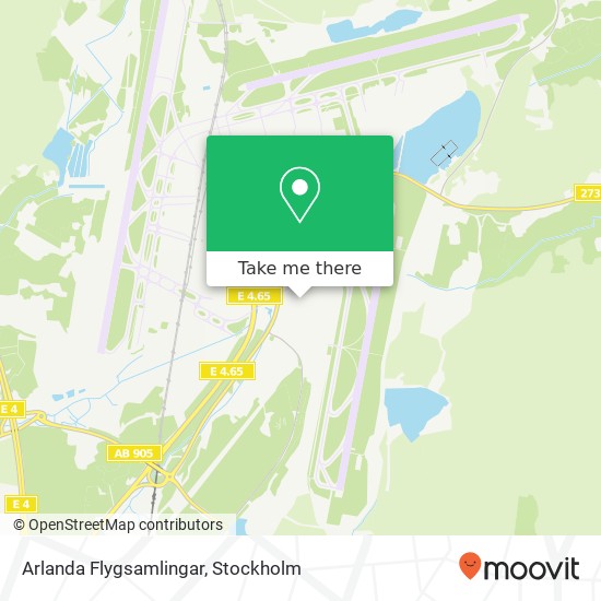 Arlanda Flygsamlingar map