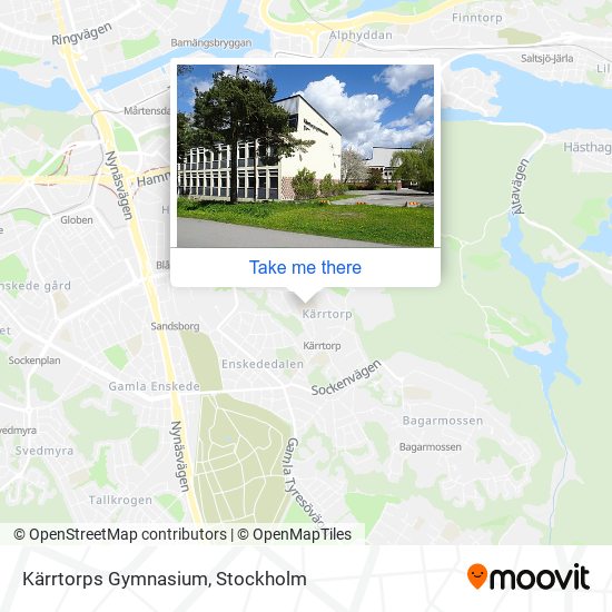 Kärrtorps Gymnasium map