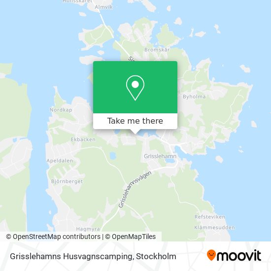 Grisslehamns Husvagnscamping map