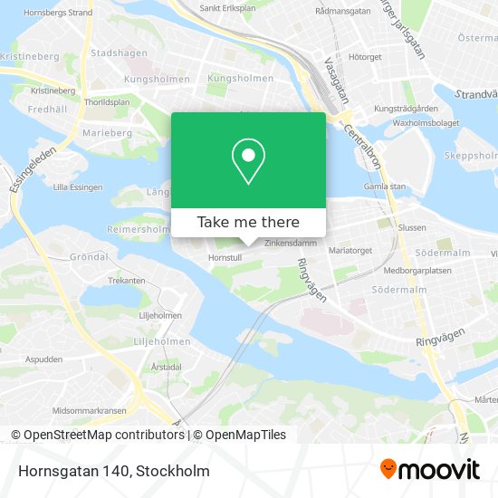 Hornsgatan 140 map