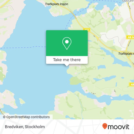 Bredviken map