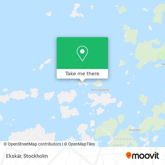 Ekskär map