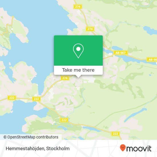 Hemmestahöjden map