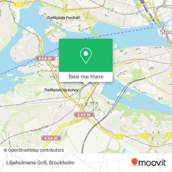 Liljeholmens Grill map