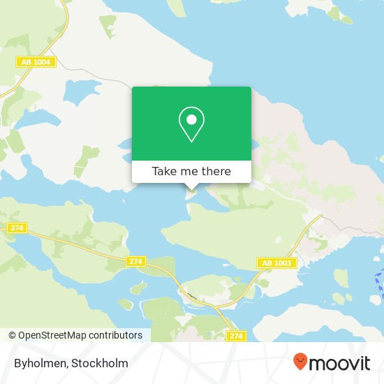 Byholmen map