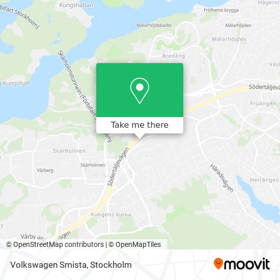 Volkswagen Smista map