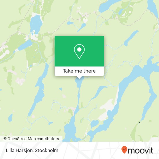 Lilla Harsjön map