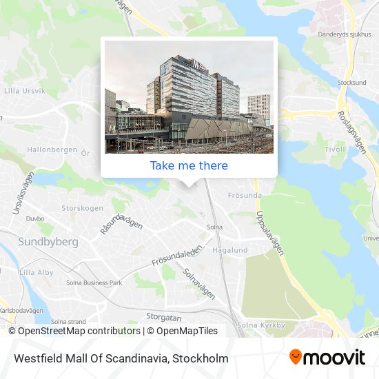 Westfield Mall Of Scandinavia map