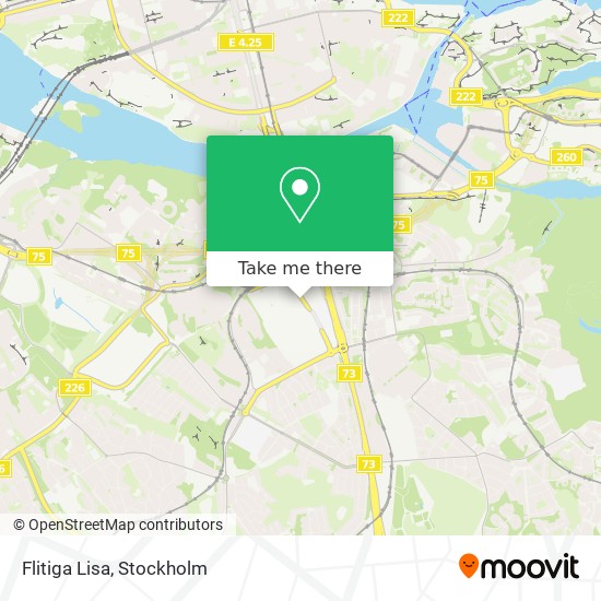 Flitiga Lisa map