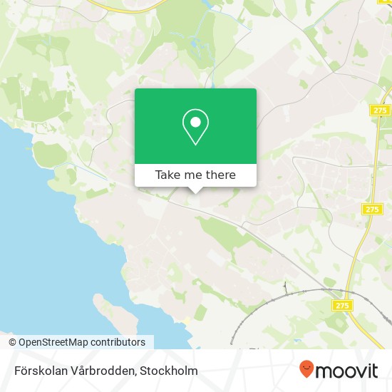 Förskolan Vårbrodden map