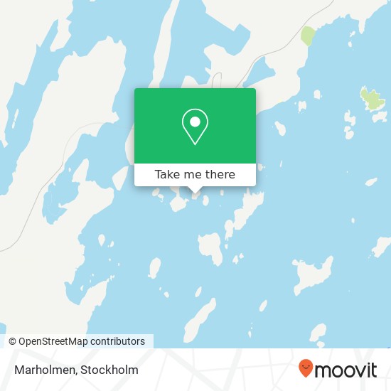 Marholmen map