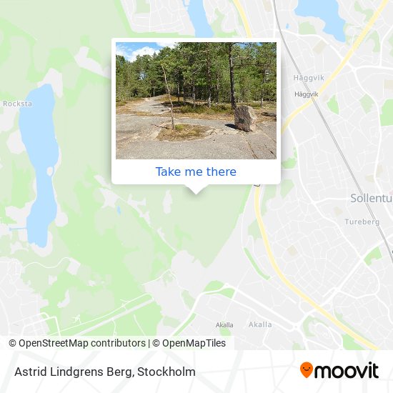 Astrid Lindgrens Berg map