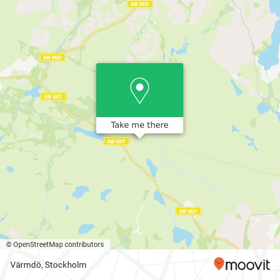 Värmdö map