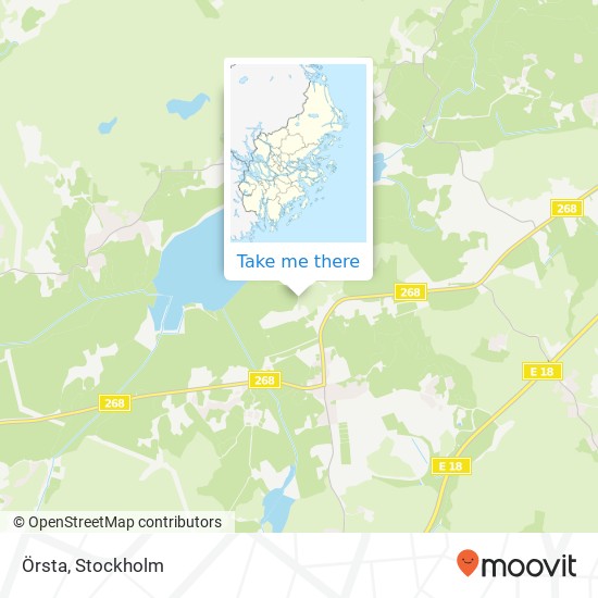 Örsta map