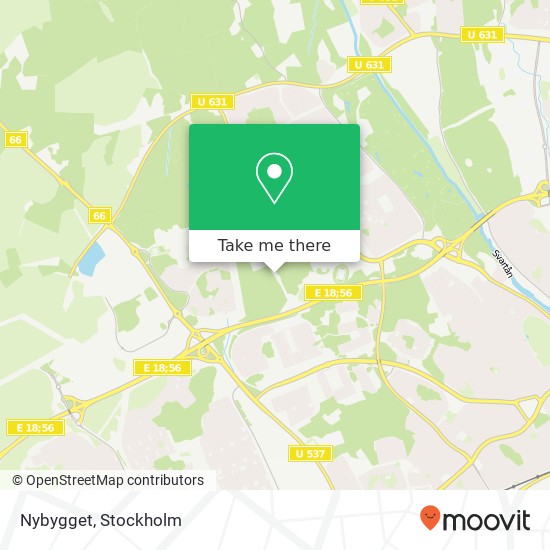 Nybygget map