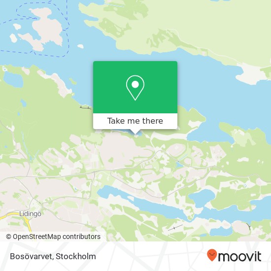 Bosövarvet map