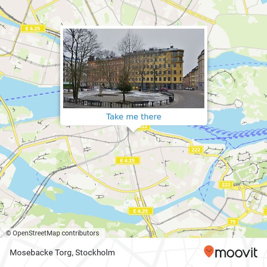 Mosebacke Torg map