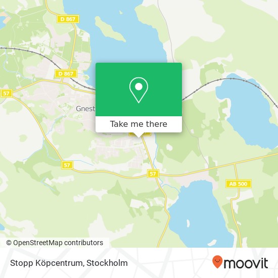 Stopp Köpcentrum map