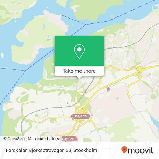 Förskolan Björksätravägen 53 map