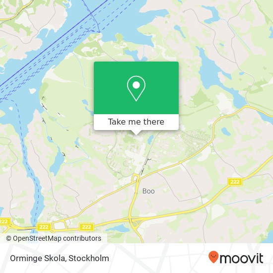 Orminge Skola map
