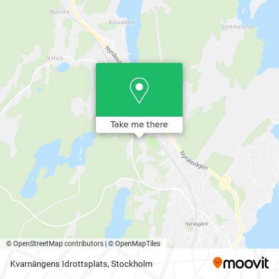 Kvarnängens Idrottsplats map