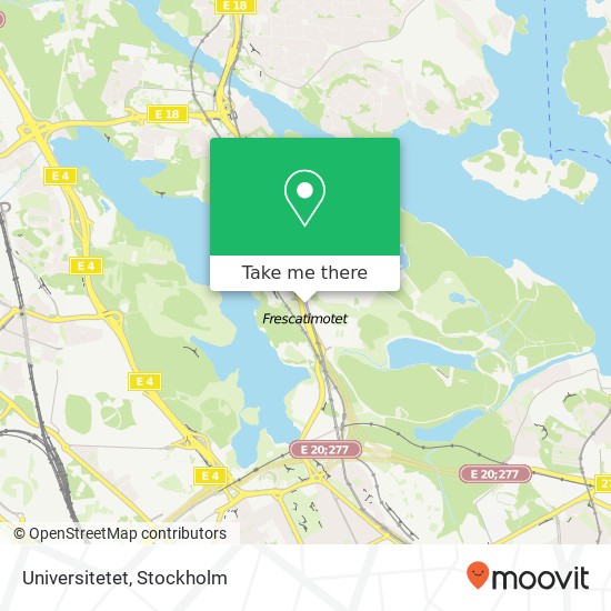 Universitetet map