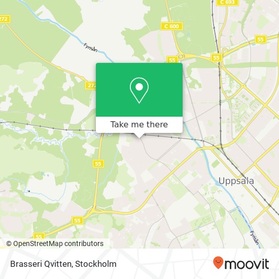 Brasseri Qvitten map