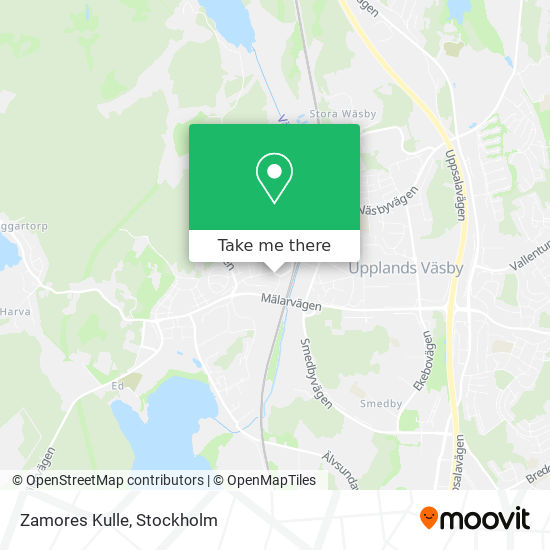 Zamores Kulle map