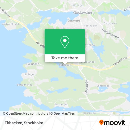 Ekbacken map