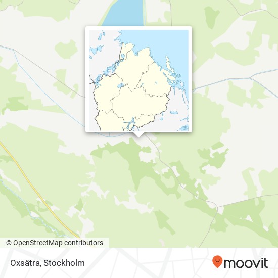 Oxsätra map