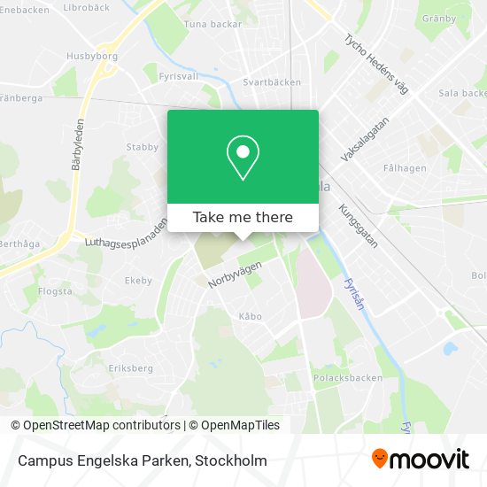 Campus Engelska Parken map