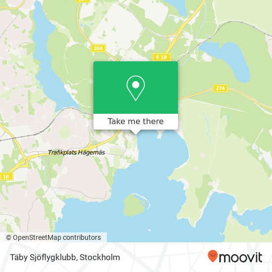 Täby Sjöflygklubb map