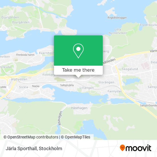Järla Sporthall map