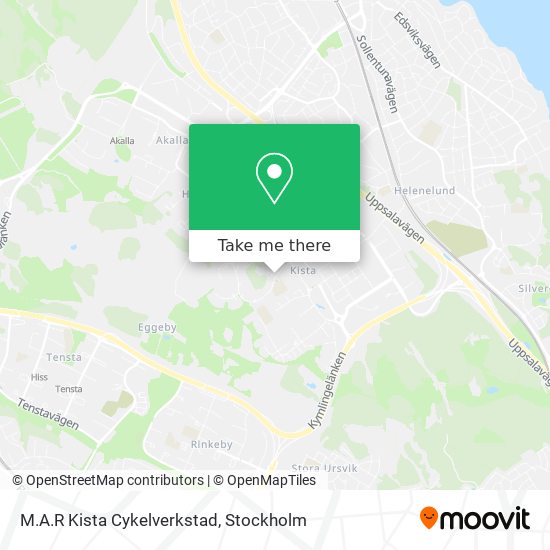M.A.R Kista Cykelverkstad map