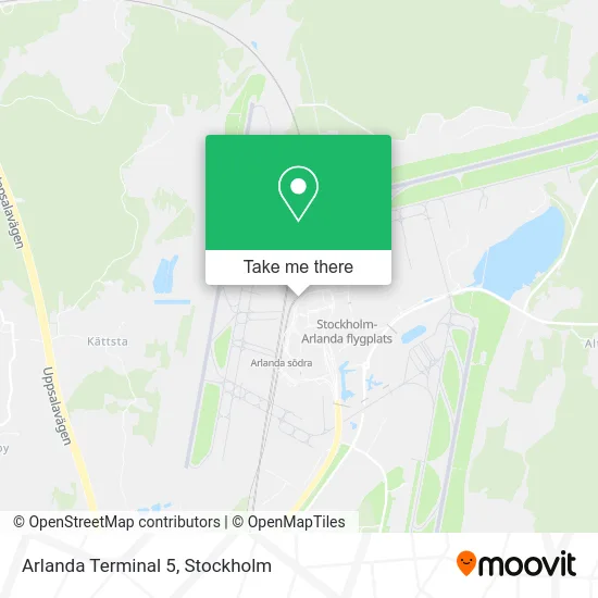 Arlanda Terminal 5 map