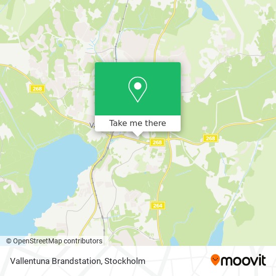 Vallentuna Brandstation map