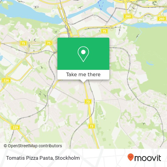 Tomatis Pizza Pasta map