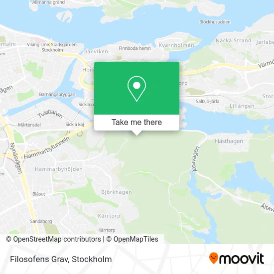 Filosofens Grav map