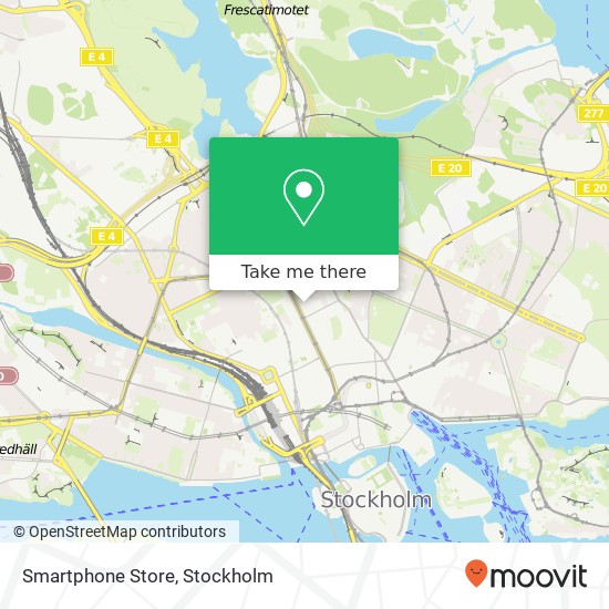 Smartphone Store map