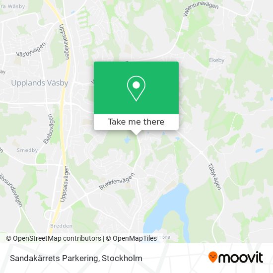 Sandakärrets Parkering map