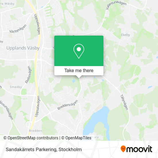 Sandakärrets Parkering map