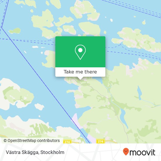 Västra Skägga map