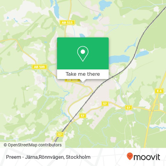 Preem - Järna,Rönnvägen map