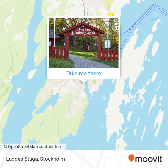 Luddes Stuga map