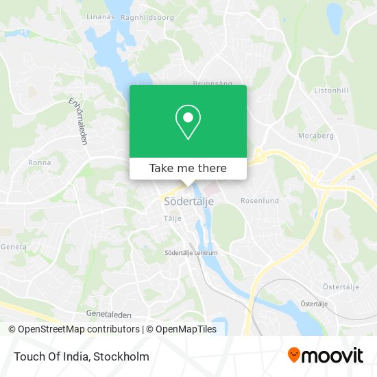 Touch Of India map