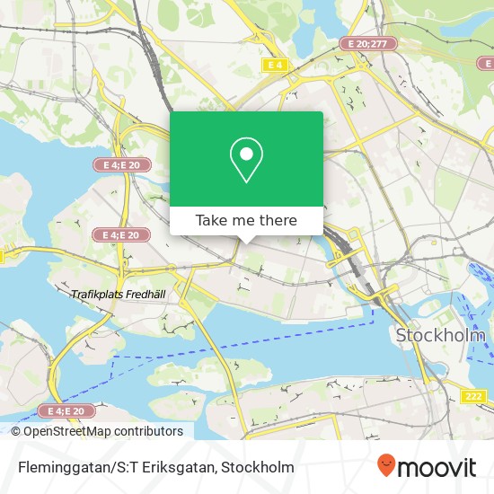 Fleminggatan/S:T Eriksgatan map