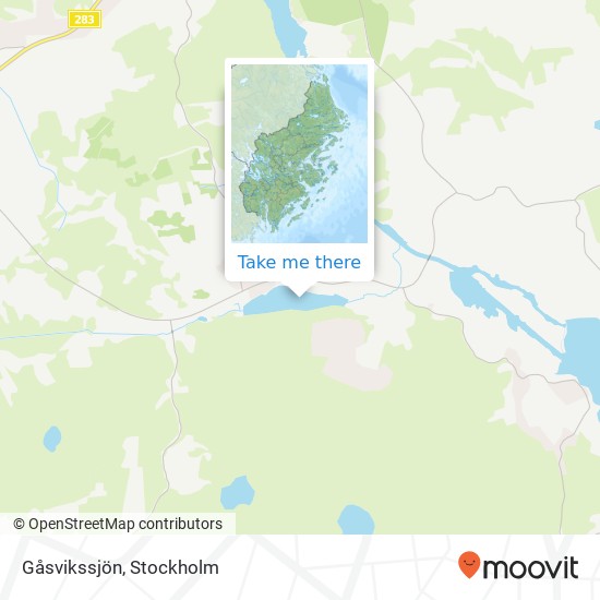 Gåsvikssjön map