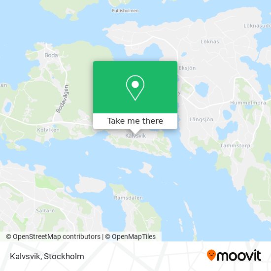 Kalvsvik map